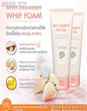 PDL(̩)yƷ޹˾̩ײݮϴ WHITE STRAWBERRY WHIP FOAM